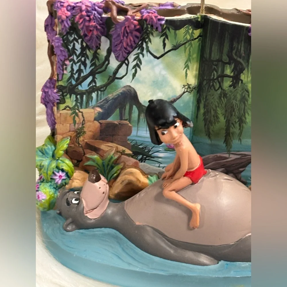 Disney Jungle Book Mowgli and Baloo Christmas Ornament - 55th NWT